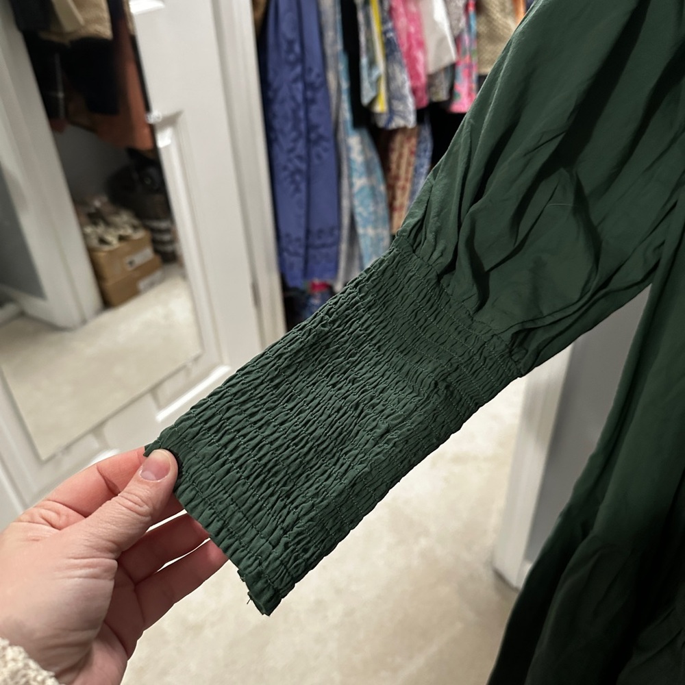 Tuckernuck Deep Green Long Sleeve Dress - Picture 4 of 4